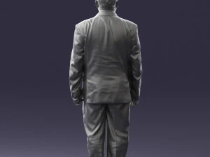 fat man in suit 0521 3D Model