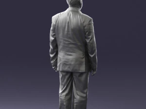 fat man in suit 0521 3D Model