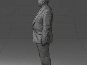 fat man in suit 0521 3D Model