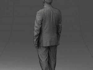 fat man in suit 0521 3D Model