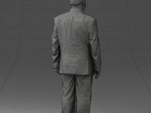 fat man in suit 0521 3D Model