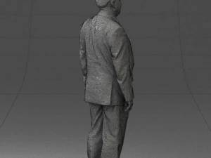 fat man in suit 0521 3D Model