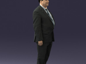fat man in suit 0521 3d print ready 3D 打印模型