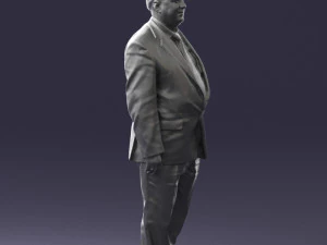 fat man in suit 0521 3d print ready 3D Print Model