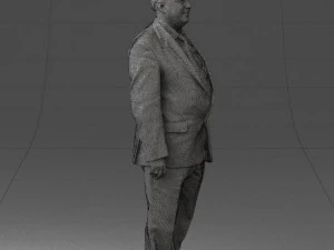 fat man in suit 0521 3d print ready 3D Print Model