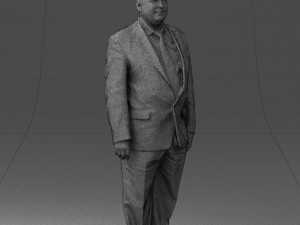 fat man in suit 0521 3d print ready 3D 打印模型