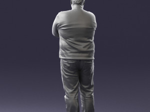 chubby man in sweater 0519 3d print ready 3D Print Model