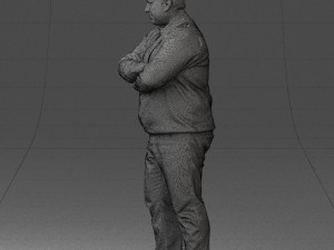 chubby man in sweater 0519 3d print ready 3D Print Model