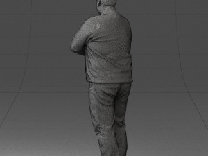 chubby man in sweater 0519 3d print ready 3D Print Model
