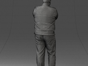 chubby man in sweater 0519 3d print ready 3D Print Model