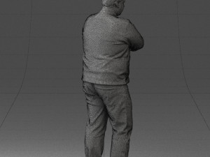 chubby man in sweater 0519 3d print ready 3D Print Model