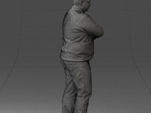 chubby man in sweater 0519 3d print ready 3D Print Model