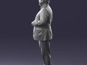 grandfather plaid gray jacket 0518 3D Model