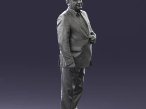 grandfather plaid gray jacket 0518 3D Model