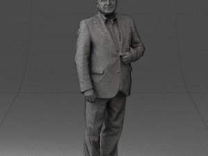 grandfather plaid gray jacket 0518 Modèle 3D