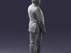 grandfather plaid gray jacket 0518 3d print ready 3D Print Model