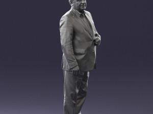 grandfather plaid gray jacket 0518 3d print ready Modelo de Impressão 3D