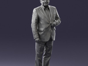 grandfather plaid gray jacket 0518 3d print ready Modelo de Impressão 3D