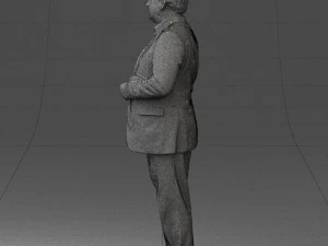 grandfather plaid gray jacket 0518 3d print ready 3D Print Model