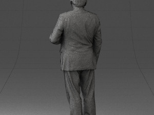 grandfather plaid gray jacket 0518 3d print ready Modelo de Impressão 3D
