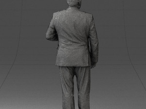 grandfather plaid gray jacket 0518 3d print ready Modelo de Impressão 3D