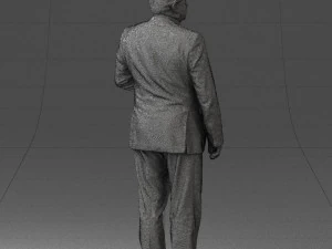 grandfather plaid gray jacket 0518 3d print ready 3D Print Model