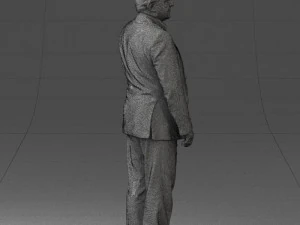 grandfather plaid gray jacket 0518 3d print ready 3D Print Model