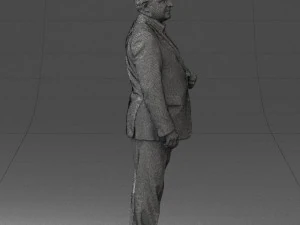 grandfather plaid gray jacket 0518 3d print ready 3D Print Model
