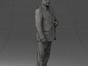 grandfather plaid gray jacket 0518 3d print ready 3D Print Model