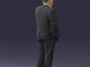 fat man gray suit 0517 3d print ready 3D Print Model