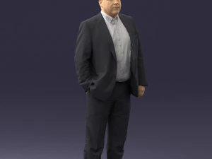 fat man gray suit 0517 3d print ready 3D Print Model