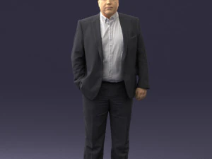 fat man gray suit 0517 3d print ready 3D Print Model