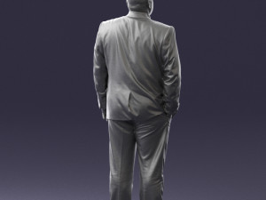 fat man gray suit 0517 3d print ready 3D 打印模型