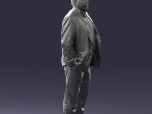 fat man gray suit 0517 3d print ready 3D Print Model