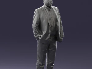 fat man gray suit 0517 3d print ready 3D Print Model