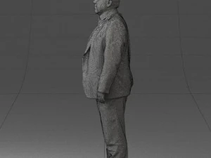 fat man gray suit 0517 3d print ready 3D Print Model