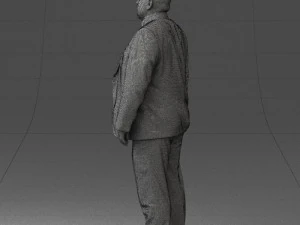 fat man gray suit 0517 3d print ready 3D Print Model