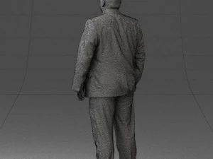 fat man gray suit 0517 3d print ready 3D Print Model