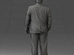 fat man gray suit 0517 3d print ready 3D Print Model