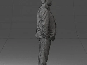 fat man gray suit 0517 3d print ready 3D Print Model