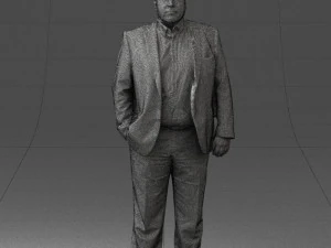 fat man gray suit 0517 3d print ready 3D Print Model