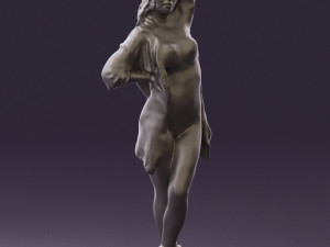 woman in colored swimsuit long hair 0529 Modèle 3D