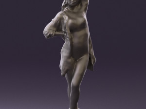 woman in colored swimsuit long hair 0529 Modèle 3D