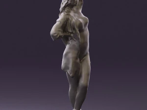 woman in colored swimsuit long hair 0529 3d print ready 3D Print Model