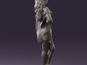 woman in colored swimsuit long hair 0529 3d print ready 3D Print Model