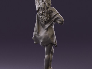 woman in colored swimsuit long hair 0529 3d print ready 3D Print Model