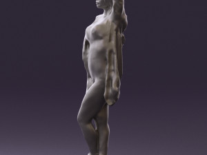 woman in colored swimsuit long hair 0529 3d print ready 3D Print Model