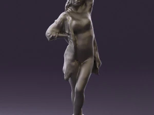 woman in colored swimsuit long hair 0529 3d print ready 3D Print Model