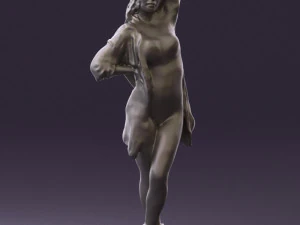 woman in colored swimsuit long hair 0529 3d print ready 3D Print Model
