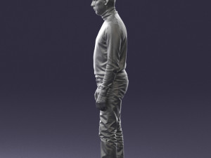 guy the coffee turtleneck 0514 3D Model